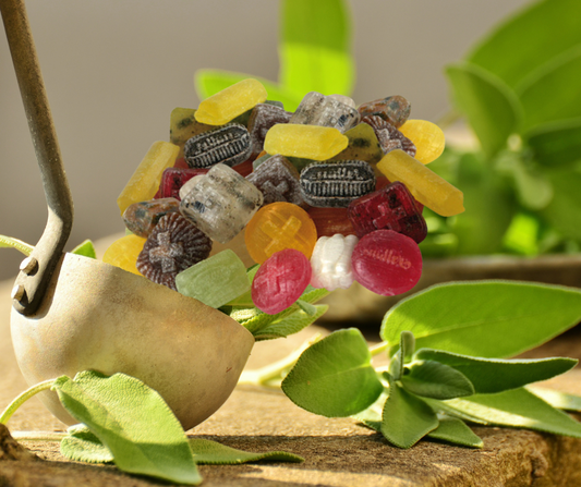 KräuterMix, Bonbons, Heilkräuter, Fenchel, Anis, Weihnachten, Geschenk, Wohlbefinden, Malz, Eukalyptus, Pfefferminz, Cachou, Hustenlöser, Lecker